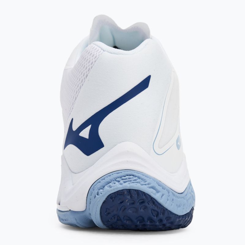 Mizuno Wave Lightning Z8 Mid scarpe da pallavolo bianco/blu/bel air blue 6