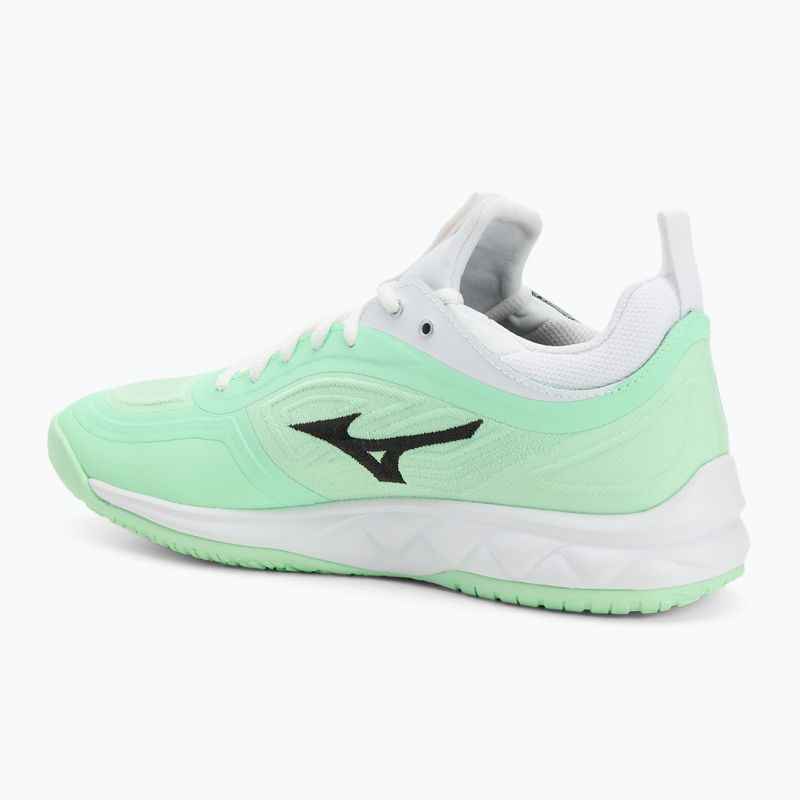 Mizuno Wave Luminous 3 neo scarpe da pallavolo menta/nero/blu di frontiera 3