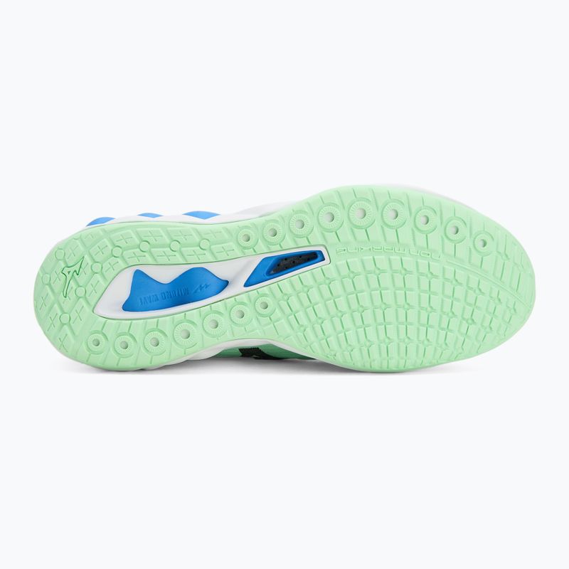 Mizuno Wave Luminous 3 neo scarpe da pallavolo menta/nero/blu di frontiera 4