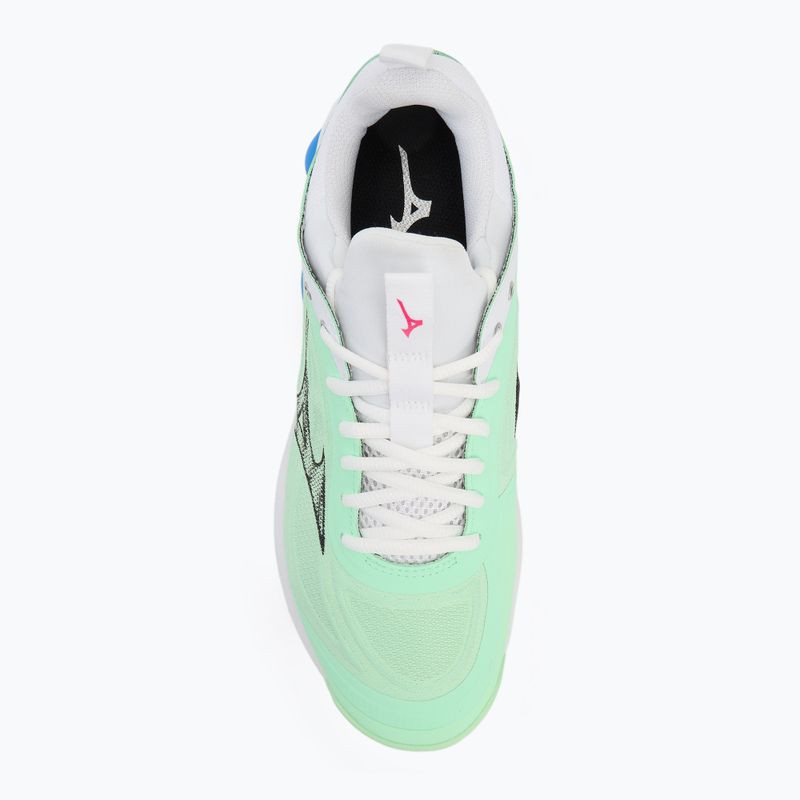Mizuno Wave Luminous 3 neo scarpe da pallavolo menta/nero/blu di frontiera 5
