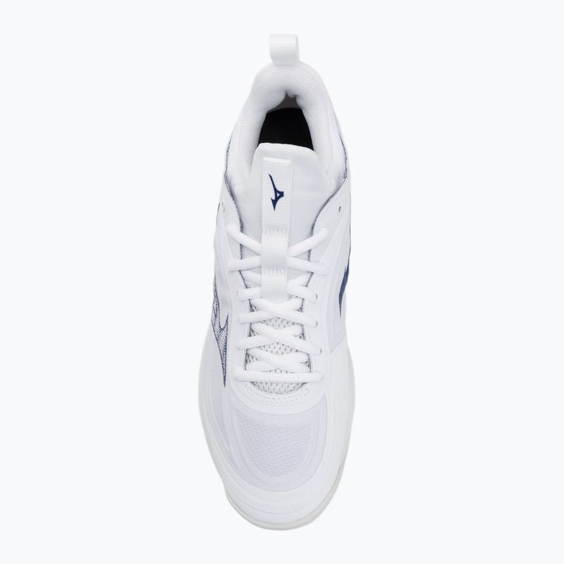 Scarpe da pallavolo Mizuno Wave Luminous 3 bianche/blu bellwether/belairblu 5