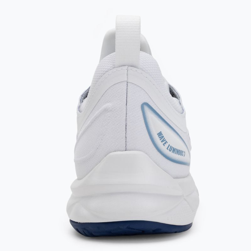 Scarpe da pallavolo Mizuno Wave Luminous 3 bianche/blu bellwether/belairblu 6