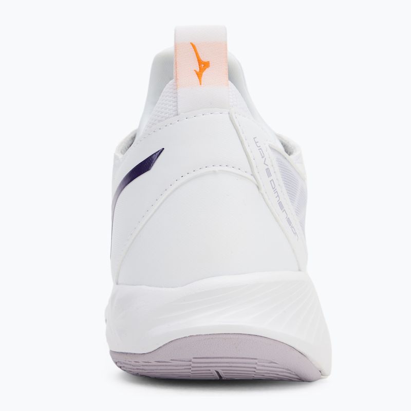 Scarpe da pallavolo Mizuno Wave Dimension bianco/viola indaco/rosa camelia 6