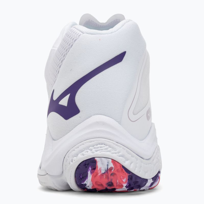 Scarpe da pallavolo donna Mizuno Wave Lightning Z8 Mid bianche/viola indaco/camelliaros 6