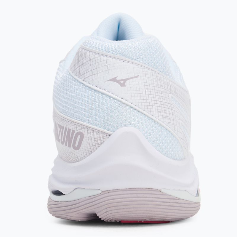 Scarpe da pallavolo Mizuno Wave Voltage 2 bianco/viola indaco/rosa camelia 6