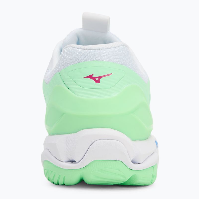 Mizuno Wave Stealth 6 scarpe neo menta/nero/blu di frontiera 6