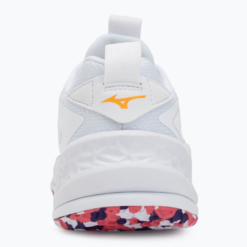 Scarpe da pallamano Mizuno Wav Stealth Neo 2 white/violet indigo/camellia rose 6