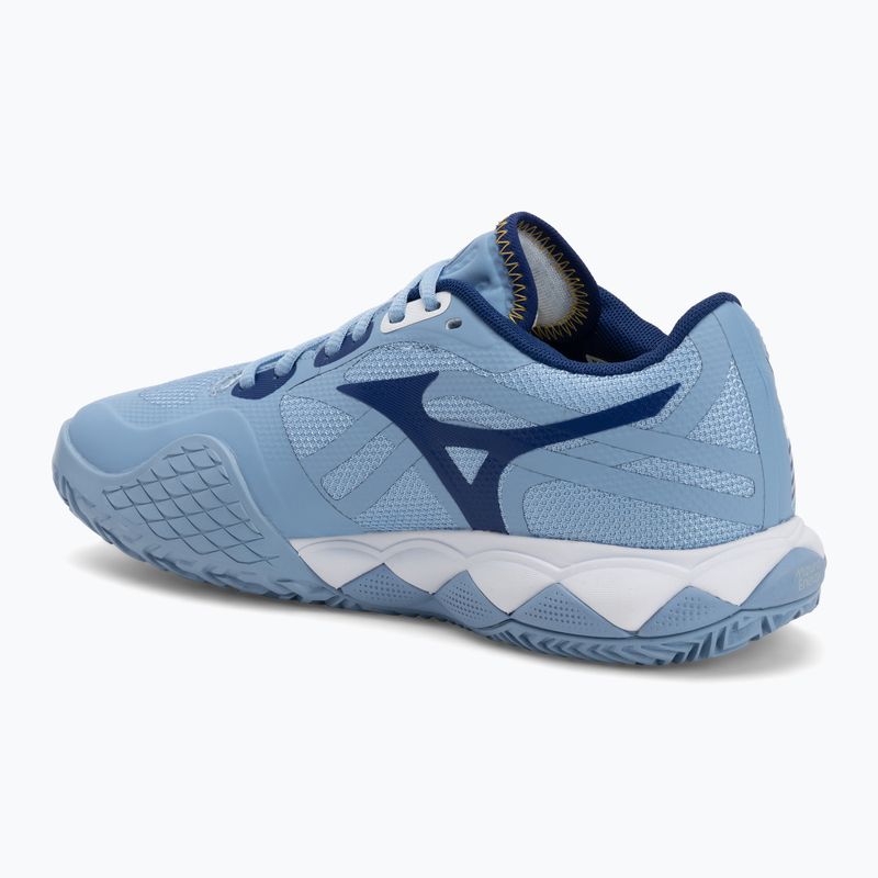 Scarpe da tennis donna Mizuno Wave Enforce Tour 2 CC bel air blue/ white/ bellwether blue 3