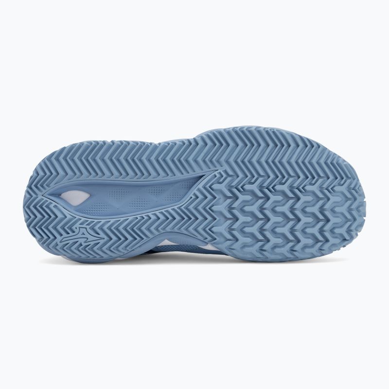 Scarpe da tennis donna Mizuno Wave Enforce Tour 2 CC bel air blue/ white/ bellwether blue 4