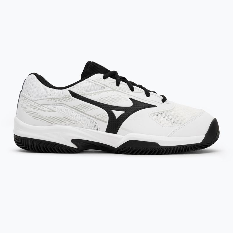 Scarpe da tennis da uomo Mizuno Break Shot 5 CC bianco/nero/nebbia di porto 2