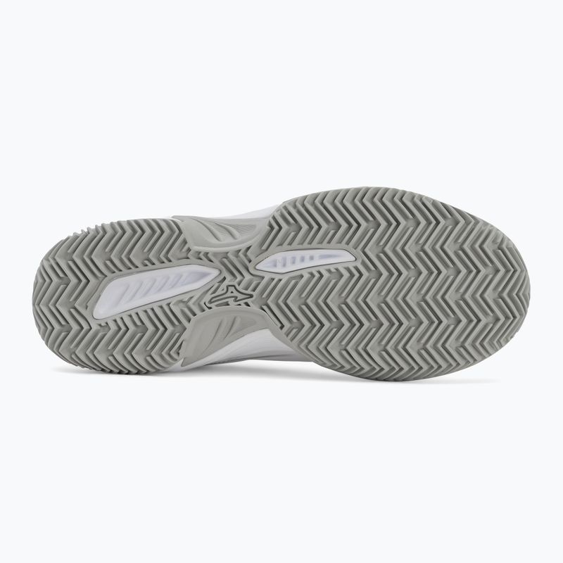 Scarpe da tennis da donna Mizuno Break Shot 5 CC bianco/grigio finale/nebbia di porto 4