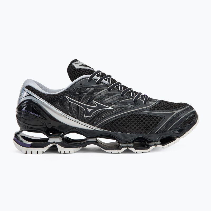 Scarpe da uomo Mizuno Wave Prophecy LS nero/argento/nebbia viola 2