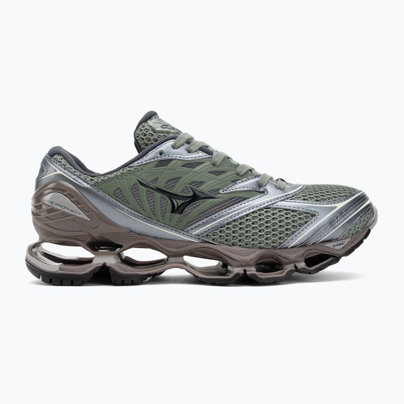 Scarpe da uomo Mizuno Wave Prophecy LS verde agave/nero/ferro 2