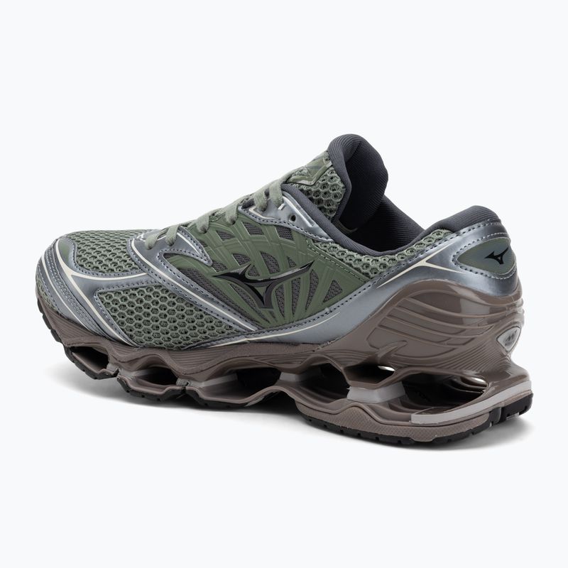 Scarpe da uomo Mizuno Wave Prophecy LS verde agave/nero/ferro 3