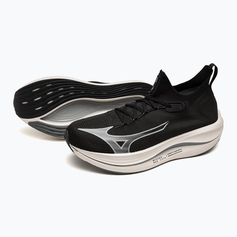 Scarpe da corsa da uomo Mizuno Neo Vista nero/bianco/nimbus cloud 9