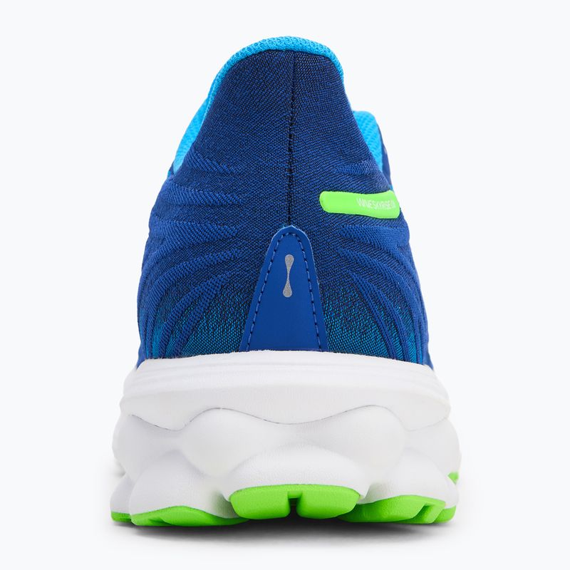 Scarpe da corsa da uomo Mizuno Wave Skyrise 6 reflex blu c/bianco/blu pace 6