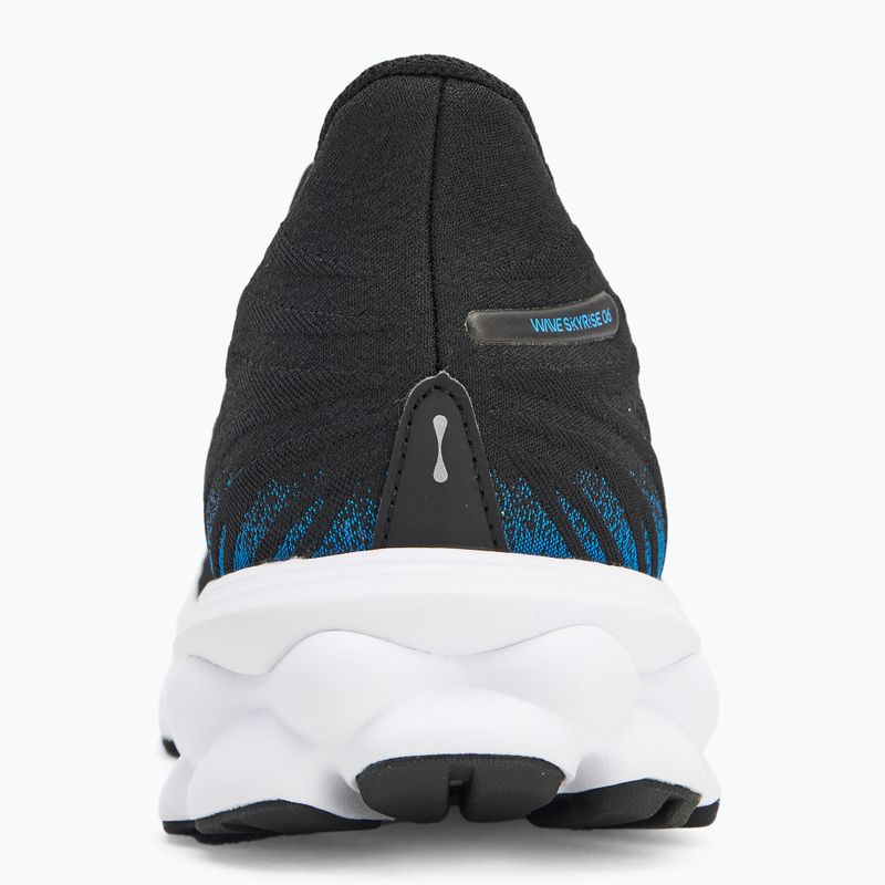 Scarpe da corsa uomo Mizuno Wave Skyrise 6 nero/bianco/blu ritmo 6