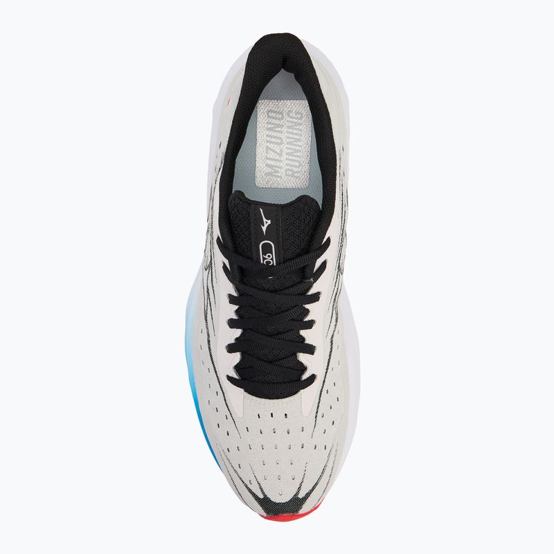 Scarpe da corsa da uomo Mizuno Wave Skyrise 6 ritmo nimbus cloud/nero/blu 5