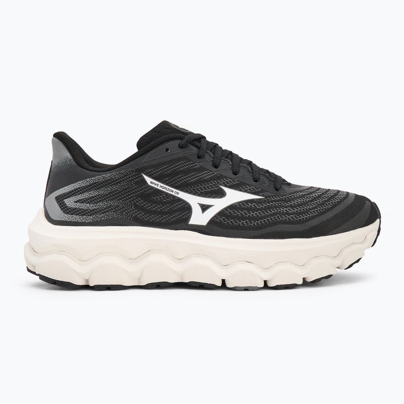 Scarpe da corsa da uomo Mizuno Wave Horizon 8 nero/bianco/nimbus cloud 2