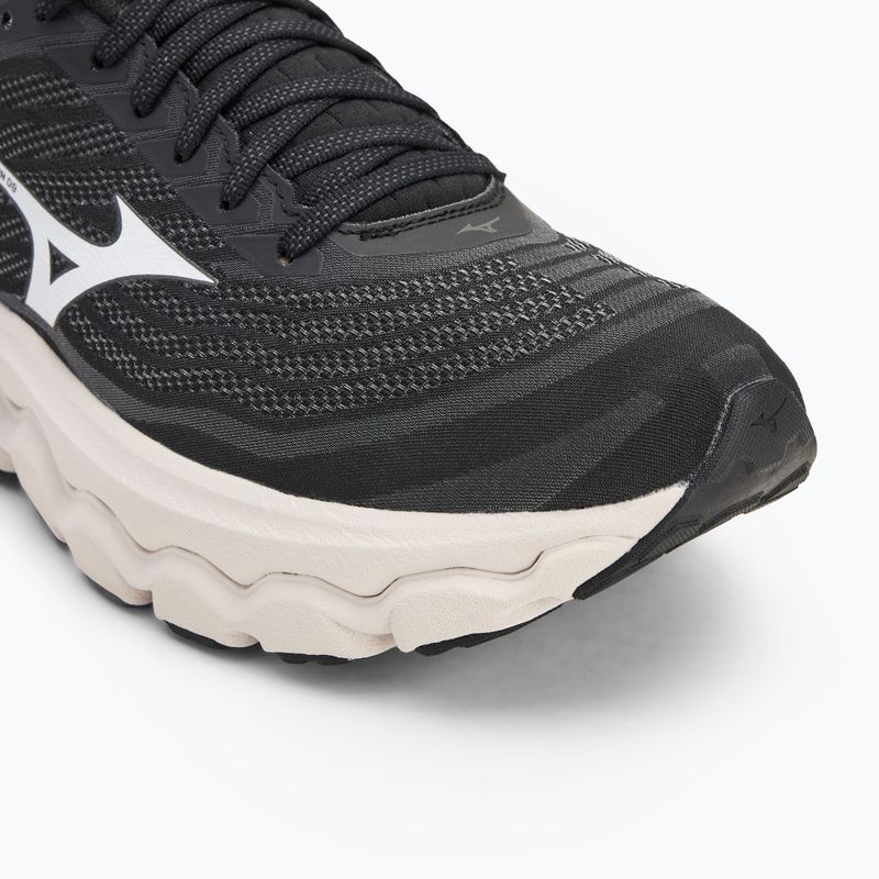 Scarpe da corsa da uomo Mizuno Wave Horizon 8 nero/bianco/nimbus cloud 7