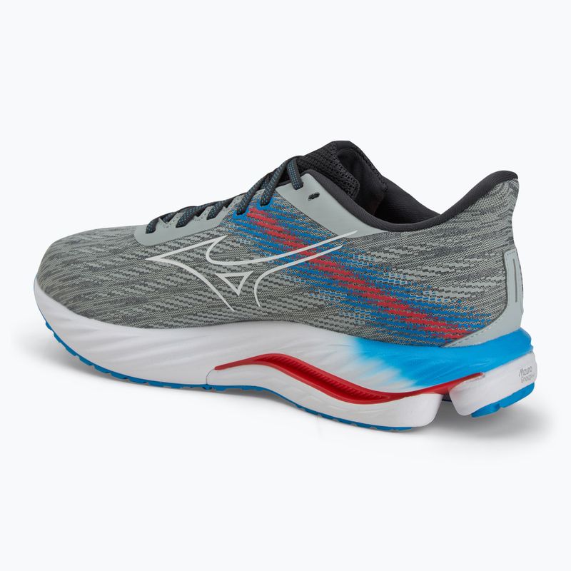 Scarpe da corsa da uomo Mizuno Wave Inspire 21 ritmo blu perla/bianco/blu 3