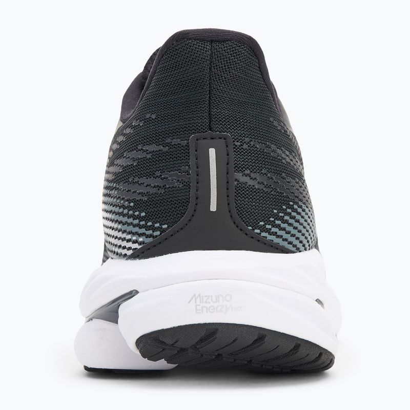 Scarpe da corsa da uomo Mizuno Wave Inspire 21 2E nero/argento/grigio metallizzato 6