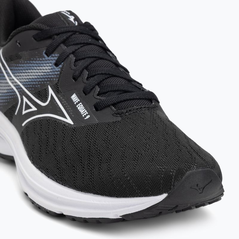 Scarpe running uomo Mizuno Wave Equate 9 black/white/vintage indigo 7