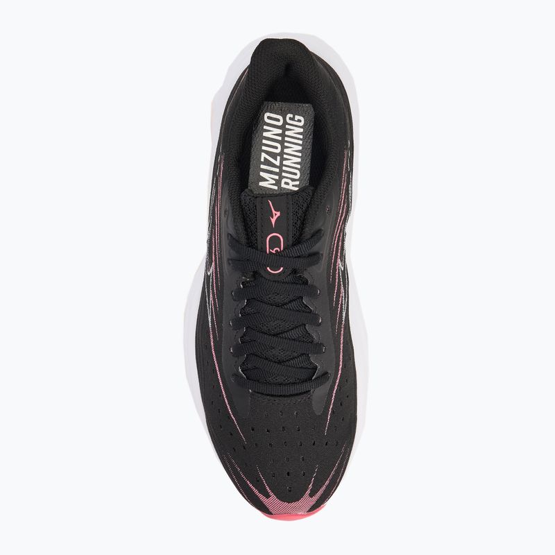 Scarpe da corsa da donna Mizuno Wave Skyrise 6 nero/rosa camelia 5