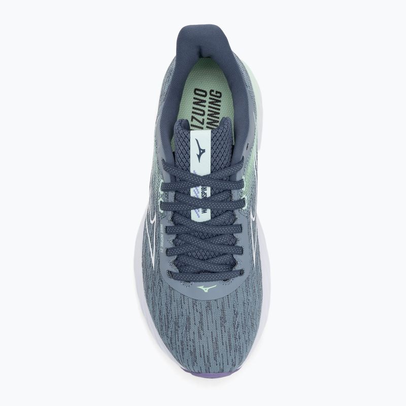 Scarpe da corsa da donna Mizuno Wave Inspire 21 tradewinds/white/neo mint 5