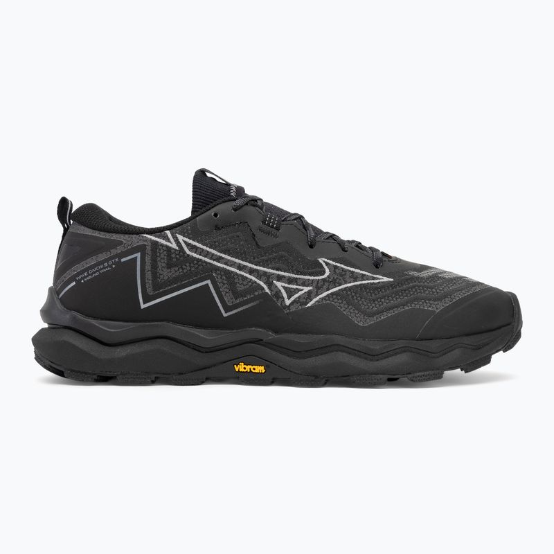 Scarpe da corsa da uomo Mizuno Wave Daichi 9 GTX nero/ultimo grigio/sabbia nera 2