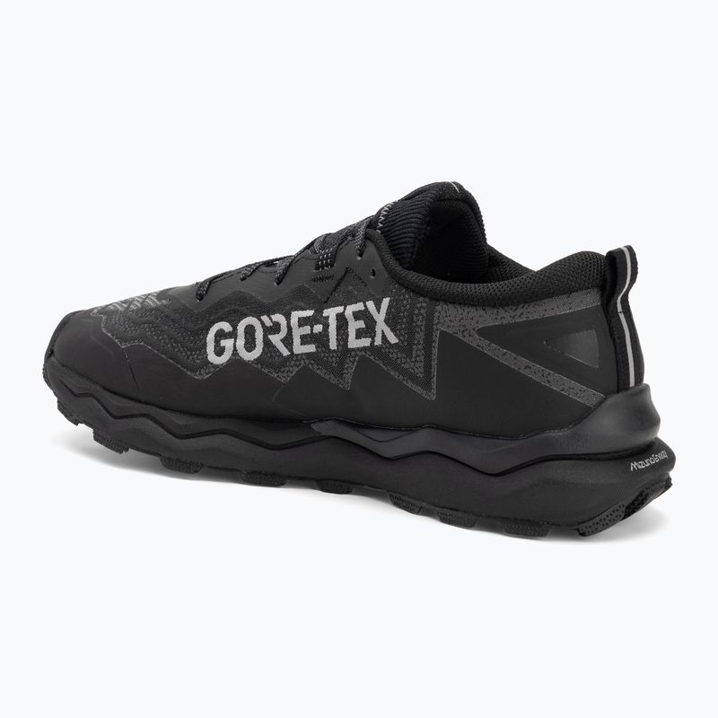 Scarpe da corsa da uomo Mizuno Wave Daichi 9 GTX nero/ultimo grigio/sabbia nera 3