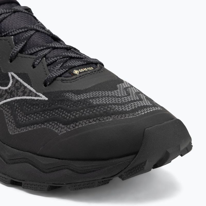 Scarpe da corsa da uomo Mizuno Wave Daichi 9 GTX nero/ultimo grigio/sabbia nera 7