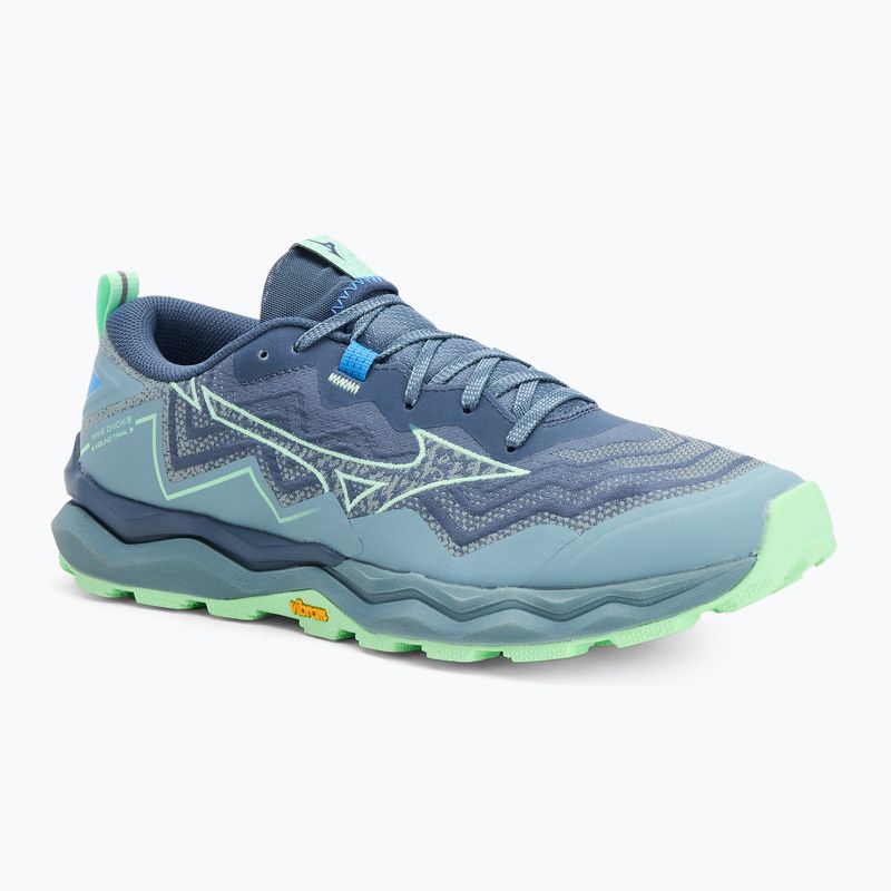Scarpe da corsa da uomo Mizuno Wave Daichi 9 vintage indigo/neo mint/citade