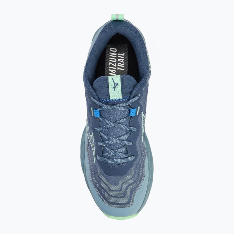 Scarpe da corsa da uomo Mizuno Wave Daichi 9 vintage indigo/neo mint/citade 5