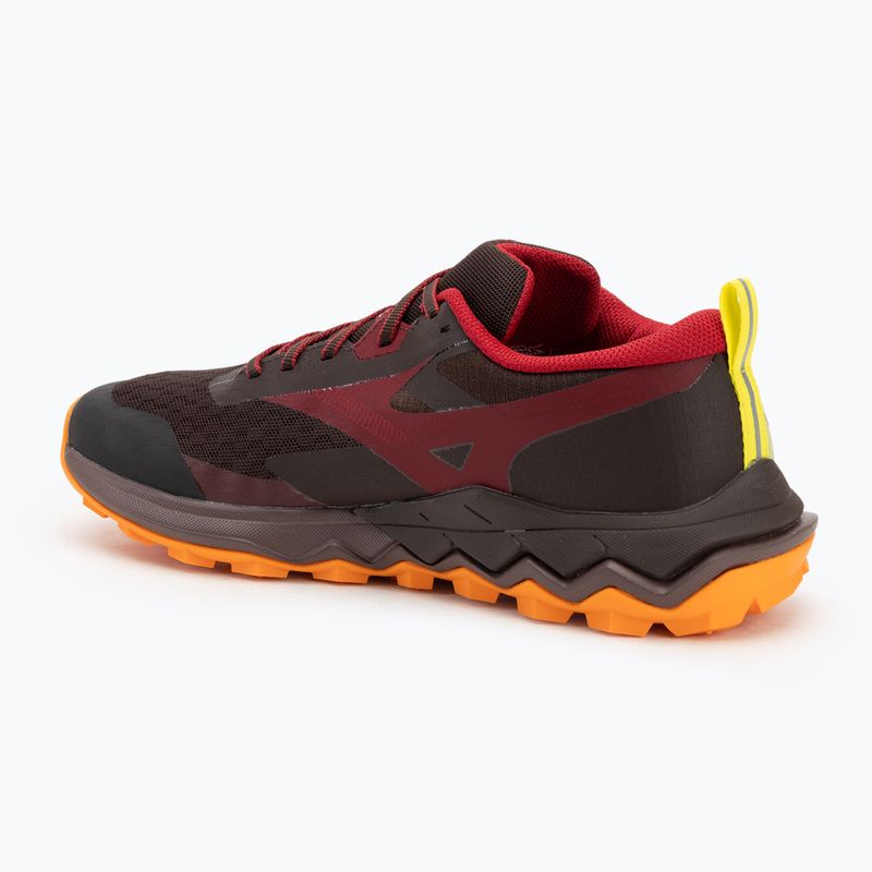 Scarpe da corsa da uomo Mizuno Wave Ibuki 5 rum raisin / rythmic red / eve primro 3