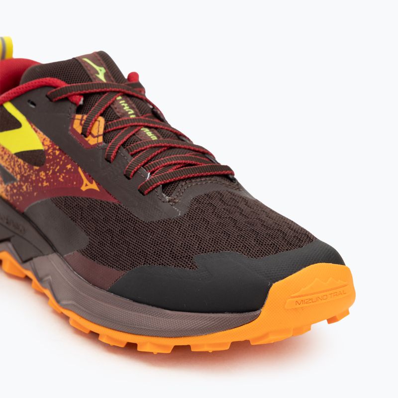 Scarpe da corsa da uomo Mizuno Wave Ibuki 5 rum raisin / rythmic red / eve primro 7