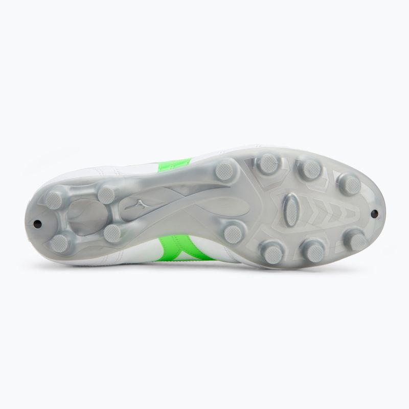 Mizuno Morelia II Club Md bianco/verde neon/argento galassia scarpe da calcio uomo 4
