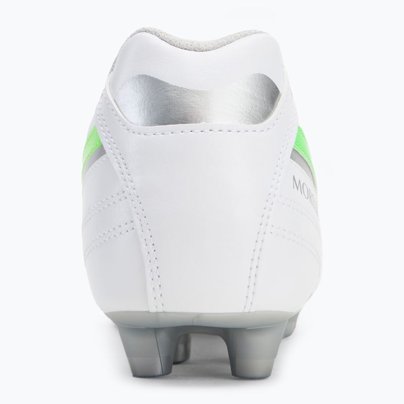 Mizuno Morelia II Club Md bianco/verde neon/argento galassia scarpe da calcio uomo 6