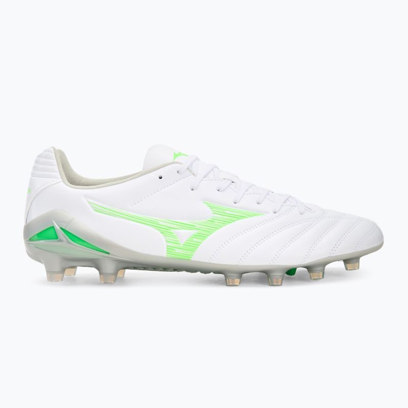 Scarpe da calcio Mizuno Monarcida Neo III Pro Md bianco/verde neon da uomo 2