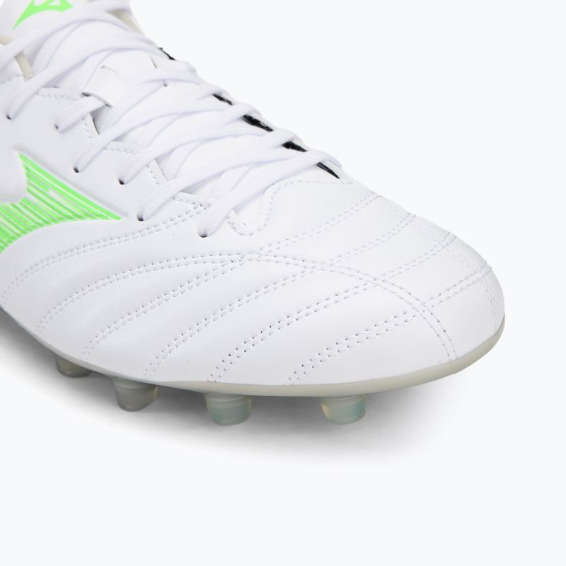 Scarpe da calcio Mizuno Monarcida Neo III Pro Md bianco/verde neon da uomo 7