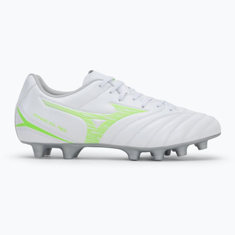 Scarpe da calcio da uomo Mizuno Monarcida Neo III Select Md bianco/verde neon 2