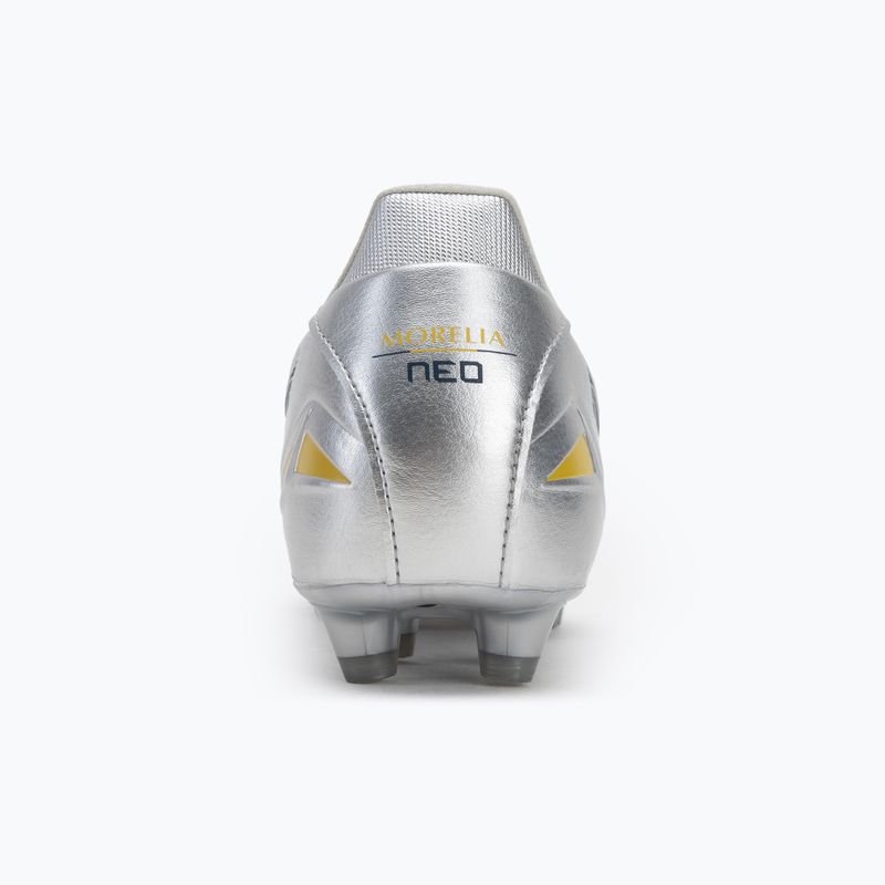 Uomo Mizuno Morelia Neo IV Pro Md scarpe da calcio galassia argento/8605 c/grigio freddo 3c 6