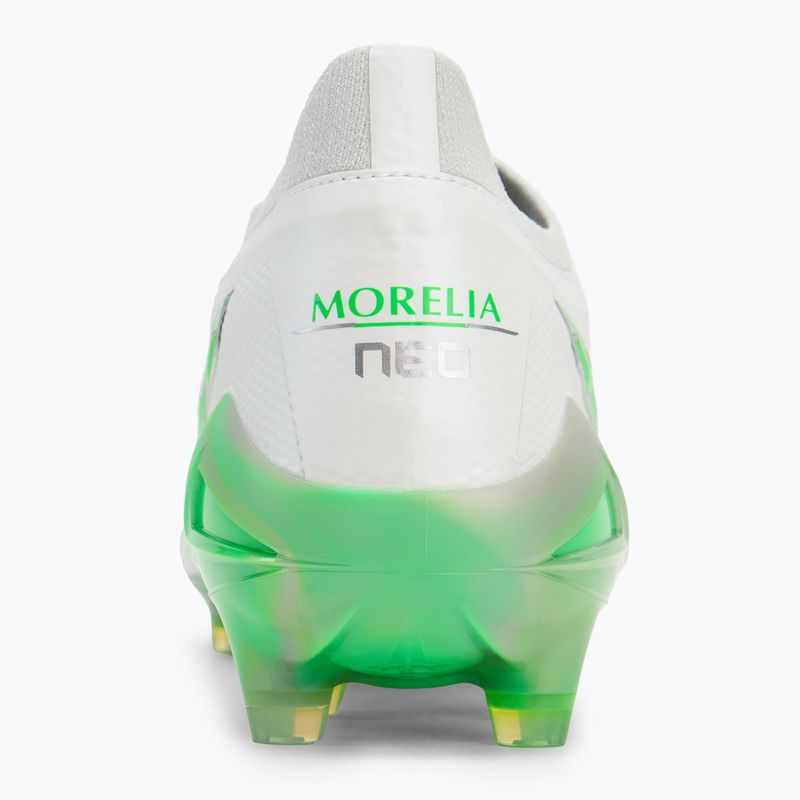 Scarpe da calcio uomo Mizuno Morelia Neo IV β Japan Md bianco/verde neon/grigio freddo 3c 6
