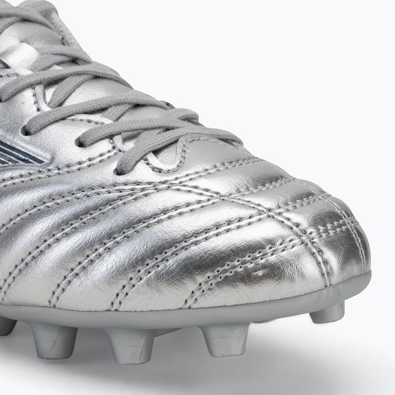 Scarpe da calcio per bambini Mizuno Monarcida Neo III Select Jr Md galaxy silver/8605 c/gold 7