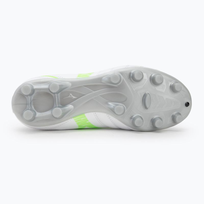 Scarpe da calcio per bambini Mizuno Monarcida Neo III Select Jr Md bianco/verde neon 4