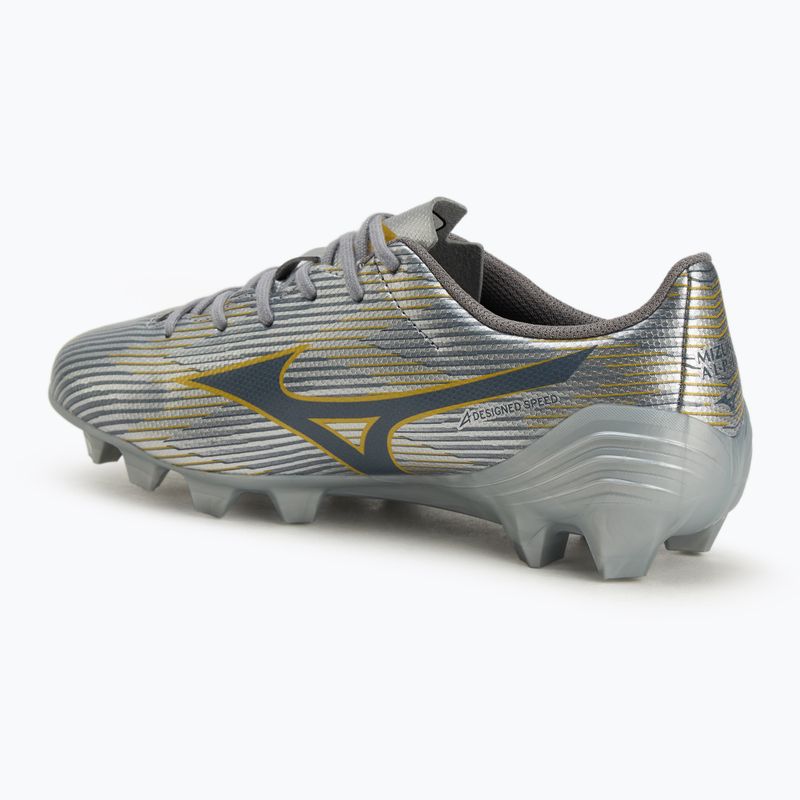 Scarpe da calcio per bambini Mizuno α II Select Jr Md galaxy silver/8605 c/gold 3