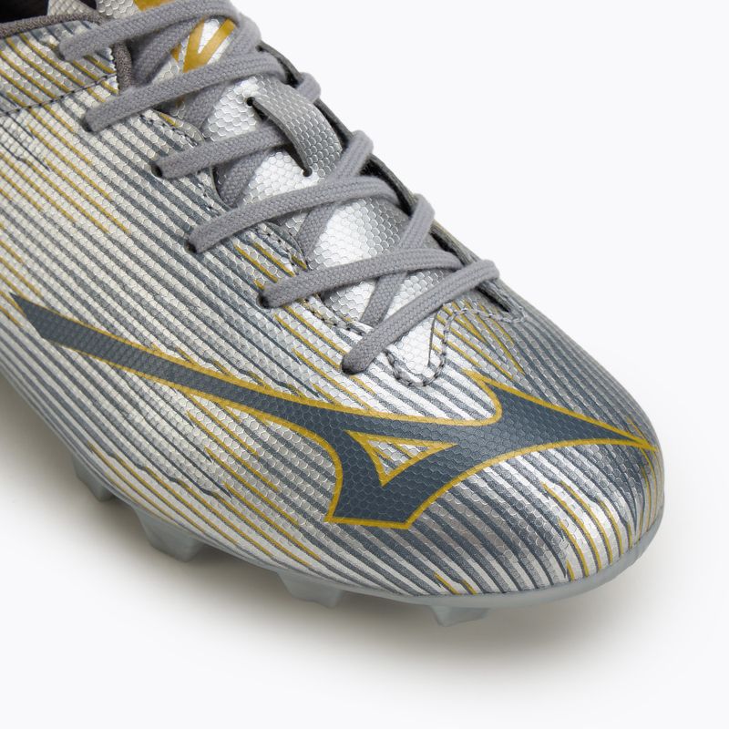 Scarpe da calcio per bambini Mizuno α II Select Jr Md galaxy silver/8605 c/gold 7