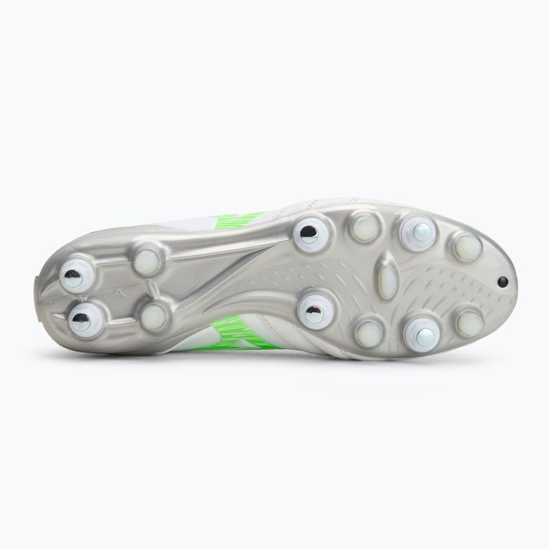 Scarpe da calcio uomo Mizuno Morelia Neo IV Pro Mix bianco/verde neon/grigio freddo 3c 4