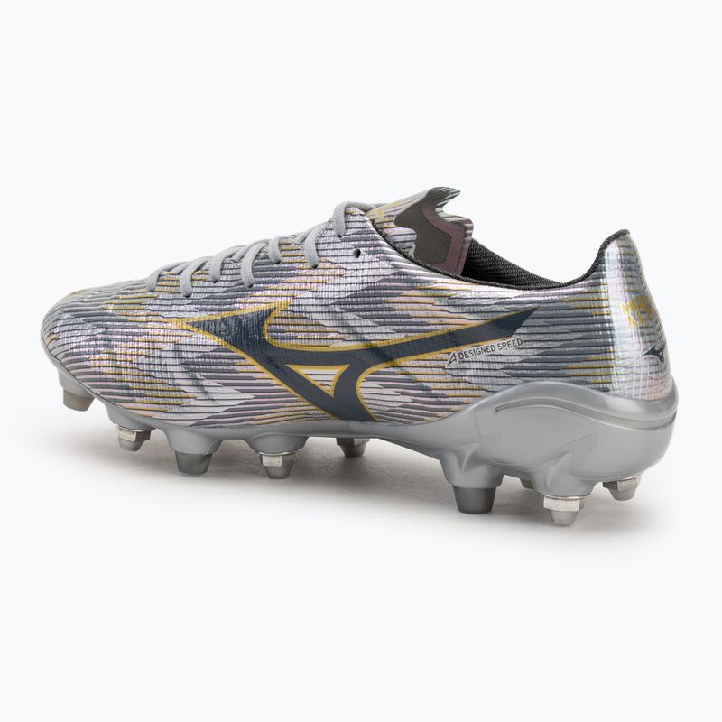Scarpe da calcio da uomo Mizuno α II Japan Mix galaxy silver/8605 c/gold 3