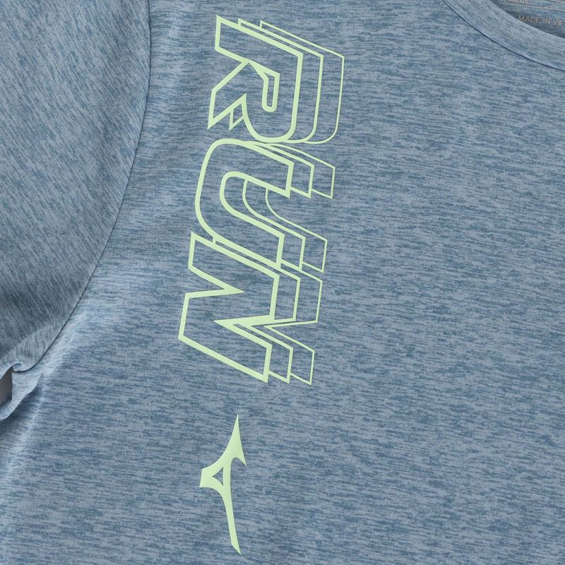Maglietta da corsa Mizuno Core Run Tee citadel da uomo 3